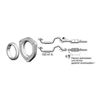 ERNST 153416 Reparaturrohr Hosenrohr KAT f&uuml;r W Golf 4 Bora SEAT Leon 1M 1.6 16V 105 PS