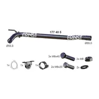 ERNST 177405 Reparaturrohr Hosenrohr KAT + Anbausatz f&uuml;r VW Transporter T4 1.9TD 2.4D