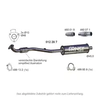 ERNST 012287 Vorschalld&auml;mpfer f&uuml;r OPEL Combo 1.6 CNG / 16V 94/97 PS bis 09.2010 95522557