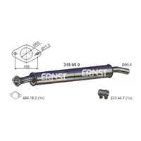 ERNST 315050 Vorschalld&auml;mpfer f&uuml;r FORD Focus 3 MK3 Grand / C-Max 2 1.5/1.6 EcoBoost