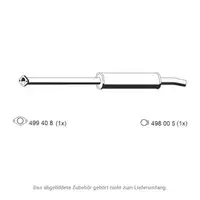 ERNST 670005 Vorschalld&auml;mpfer Schalld&auml;mpfer f&uuml;r MAZDA 3 (BK) 1.3 1.6 bis 02.2005