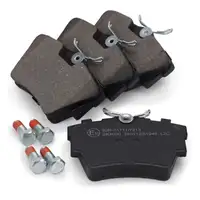 EUROREPAR Brake Discs + Wheel Bearings + Brake Pads for FIAT, NISSAN, OPEL, and RENAULT (Rear)