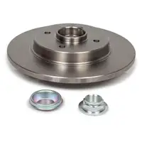 EUROREPAR Brake Discs + Wheel Bearing Set for CITROEN C4 2 DS4 PEUGEOT 1 (rear) 1619238880