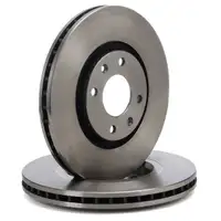 EUROREPAR Bremsscheiben + Bel&auml;ge f&uuml;r CITROEN Berlingo C4 1 Xsara PEUGEOT 207 Partner vorne