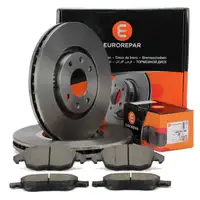EUROREPAR Brake Discs + Brake Pads for CITROEN Berlingo C4 2 and PEUGEOT 5008 Partner (Front)