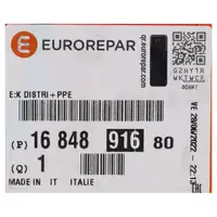 EUROREPAR Zahnriemensatz + Wasserpumpe f&uuml;r CITROEN FIAT FORD PEUGEOT 1.6 DIESEL 1609121080