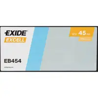 EXIDE EB454 EXCELL Autobatterie Batterie Starterbatterie 12V 45Ah EN330A