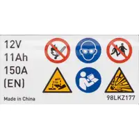EXIDE EK111 Start-Stop Auxiliary AGM Stützbatterie 12V 11Ah für AUDI BMW MERCEDES VOLVO VW