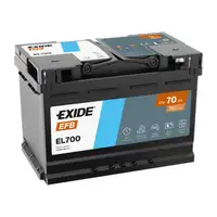 EXIDE EL700 EFB START-STOP Autobatterie Batterie Starterbatterie 12V 70Ah EN760A