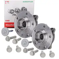 2x FAG 713660210 Radnabe + Radlager f&uuml;r VOLVO S60 I S80 I V70 II XC70 I vorne 31329980
