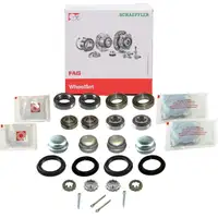 2x FAG 713610230 Radlager Satz f&uuml;r VW Golf 1 2 3 K&auml;fer 1200 1302 Passat B1-4 Polo hinten