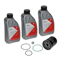 febi 1001621 Getriebefilter Satz + 3L Getriebe&ouml;l f&uuml;r TESLA MODEL 3 (5YJ3) Y (5YJY)
