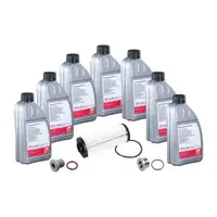 febi 188364 Getriebefilter + 7L Getriebe&ouml;l f&uuml;r AUDI CUPRA SEAT SKODA VW DQ381