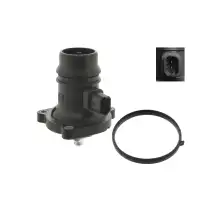 febi Thermostat + Geh&auml;use + Sensor f&uuml;r OPEL Adam Astra J Corsa D E Meriva B 1.2 1.4