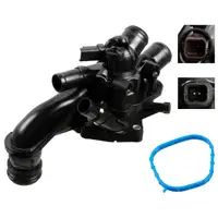 febi 176935 Thermostat + Geh&auml;use + Sensor f&uuml;r CITROEN C4 1 2 DS4 PEUGEOT 207 308 RCZ 1.6