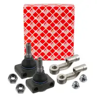 2x febi Traggelenk + Spurstangenkopf f&uuml;r SMART Cabrio City-Coupe ForTwo 450 vorne