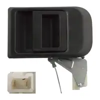 febi 101980 T&uuml;rgriff T&uuml;rbet&auml;tigung Schwarz f&uuml;r IVECO Daily 3 4 hinten rechts 500352921