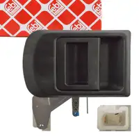 febi 101981 T&uuml;rgriff T&uuml;rbet&auml;tigung Schwarz f&uuml;r IVECO Daily 3 4 hinten links 500330806