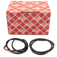 2x febi T&uuml;rdichtung T&uuml;rrahmendichtung f&uuml;r BMW 3er E46 Limousine + Touring vorne