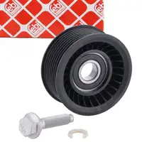 febi Umlenkrolle Keilrippenriemen f&uuml;r LAND ROVER Range Rover Sport 1 JAGUAR X761 2.0/5.0i