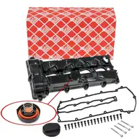 febi Ventildeckel Dichtung Deckel Schraube D&uuml;senhalter f&uuml;r MERCEDES W204 W205 W212 OM651