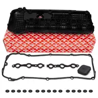 febi Ventildeckel + Dichtung + Deckel f&uuml;r BMW E36 E46 E39 E38 X5 E53 Z3 M50 M52 M54