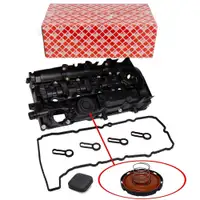febi Ventildeckel + Dichtung + Deckel f&uuml;r BMW 3er E90 E91 E92 E93 318d 320d N47 143-184 PS