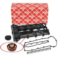 febi Ventildeckel + Dichtung + Deckel f&uuml;r MERCEDES W205 X/C253 R172 Sprinter B906 OM651