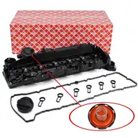 febi Ventildeckel + Dichtung + &Ouml;ldeckel f&uuml;r BMW 3er 4er 5er 7er X3 X4 X5 X6 25/30d N57