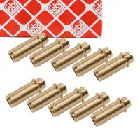 10x febi 10007 Ventilf&uuml;hrung f&uuml;r VW Golf 1 2 3 Passat B1-4 Polo Sharan T3 T4 056103419A