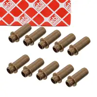 10x febi 10666 Ventilf&uuml;hrung f&uuml;r VW Golf 3 1.4 AEX 1.6 Caddy 2 Polo 6N1 Vento 032103419A