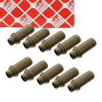 10x febi 10669 Ventilf&uuml;hrung f&uuml;r VW Golf 3 2.0 GTI 16V Passat B3/B4 1.8/2.0 16V 051103419