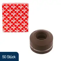 50x febi 08916 Ventilschaftabdichtung f&uuml;r MERCEDES W201 W123 W124 W460 W461 W463 W126 R107