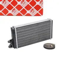 febi 11090 W&auml;rmetauscher Innenraumheizung mit Dichtung f&uuml;r AUDI 100 C2-C4 A6 C4 443819030