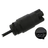 febi Waschwasserpumpe Monopumpe f&uuml;r BMW 3er E36 5er E34 6er E24 7er E32 8er 61661380068