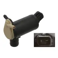 febi Waschwasserpumpe Waschpumpe f&uuml;r FORD Fiesta 3 4 Mondeo 1 2 Focus Transit Escort 4 5 6