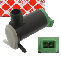 febi Waschwasserpumpe Dualpumpe f&uuml;r PEUGEOT 206 306 CITROEN Berlingo FIAT Ulysse LANCIA