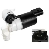 febi 172027 Waschwasserpumpe Dualpumpe Waschpumpe f&uuml;r VOLVO S60 2 134 V60 2 155 31349244