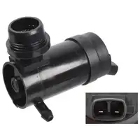 febi Waschwasserpumpe Monopumpe f&uuml;r KIA Picanto 2 3 HYUNDAI ix35 hinten 985102S100