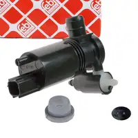 febi Dual Washer Fluid Pump for LAND ROVER Discovery 4, Range Rover Sport 1, and Evoque