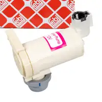 febi Washer Fluid Pump (Single-Pump) for Nissan Patrol GR 5 Wagon Y61 Pickup (Front) 289201E400