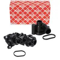 febi K&uuml;hlmittelflansch + Regelventil f&uuml;r AUDI A4 A6 A7 A8 Q5 Q7 VW Touareg 3.0 TDI