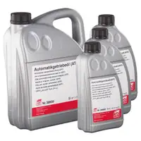 8L 8-liter febi ATF automatic transmission fluid for AUDI, BMW, HYUNDAI, JAGUAR, PORSCHE, and VW