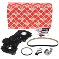 febi Zahnriemensatz + Abdeckung f&uuml;r FORD Focus 4 Kuga 3 Mondeo 5 S-Max 2.0 EcoBlue