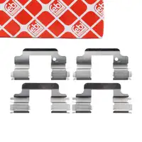 febi 184750 Zubeh&ouml;rsatz Montagesatz Federnsatz f&uuml;r Bremsbel&auml;ge vorne o. hinten