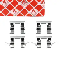 febi 185271 Zubehörsatz Montagesatz Federnsatz für Bremsbeläge vorne o. hinten