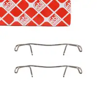 febi 181087 Zubehörsatz Montagesatz Federnsatz für Bremsbeläge vorne o. hinten