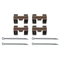 febi 181474 Zubeh&ouml;rsatz Montagesatz Federnsatz f&uuml;r Bremsbel&auml;ge vorne