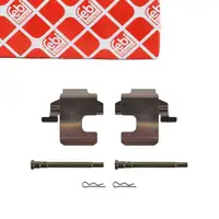 febi 181473 Zubeh&ouml;rsatz Bremsbel&auml;ge f&uuml;r FIAT 500 312 Panda 169 Punto FORD Ka Ru8 vorne