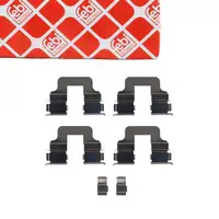 febi 181500 Zubehörsatz Montagestz Federnsatz für Bremsbeläge hinten